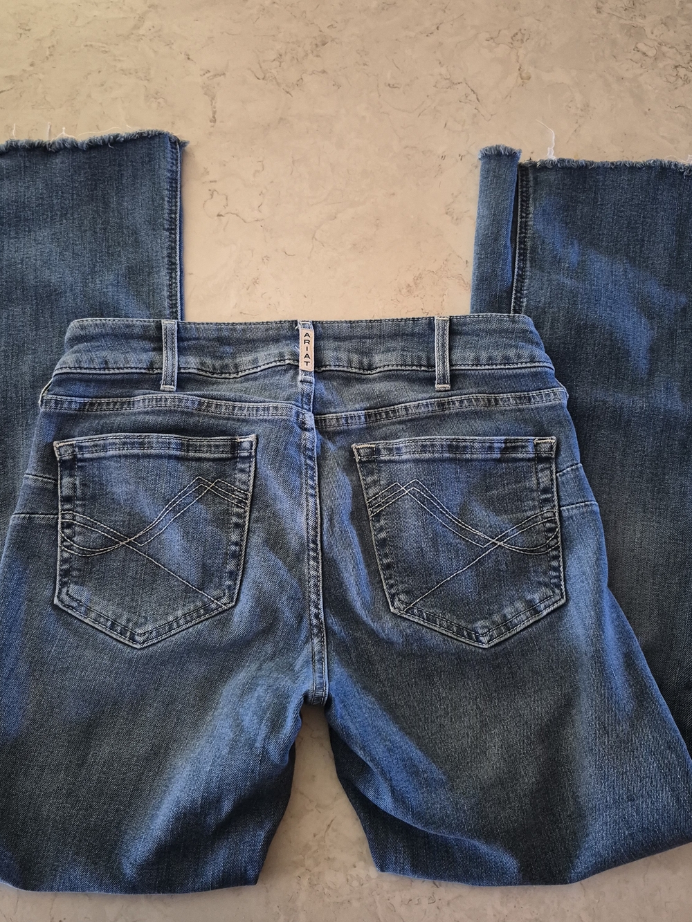 Ariat Women's Dark Blue Boot-Cut Jeans Size 30"